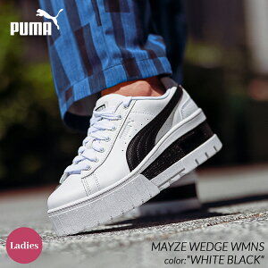 PUMA MAYZE LTH WNS "WHITE BLACK" v[} CY U[ EBY fB[X Xj[J[ (  zCg ubN  381983-01 )