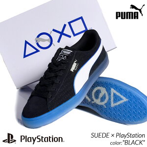 y}\N[|zzIzPlayStation x PUMA v[} vCXe[V XG[h Xj[J[ SUEDE "BLACK" ( vXe  ubN Y 396246-02 )