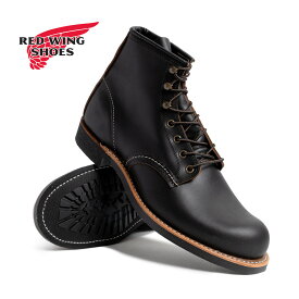 【15時までのご注文で即日発送！！】RED WING レッドウィング ブーツ ブラックスミス BLACKSMITH BLACK ( ブラック 黒 レザーブーツ USA製 ビブラム レースアップ アメリカ製 米国製 3345 )