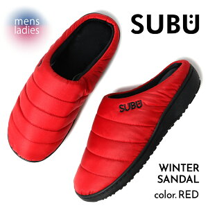 y15܂ł̂őIIzSUBU Xu EB^[T_ [V[Y Xbp WINTER SANDAL "RED" O p (  bh Y fB[X EBY 4977468 )