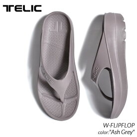 TELIC W-FLIPFLOP Ash Grey テリック ダブル フリップフロップ サンダル ( SANDAL トング スライド グレー 灰色 リカバリーサンダル 4550557775648 )