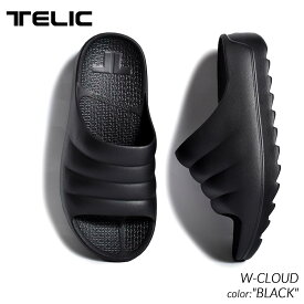 TELIC W-CLOUD "BLACK" テリック ダブル クラウド サンダル ( SANDAL スライド SLIDE 黒 ブラック リカバリーサンダル メンズ レディース ウィメンズ 4550557222531 )