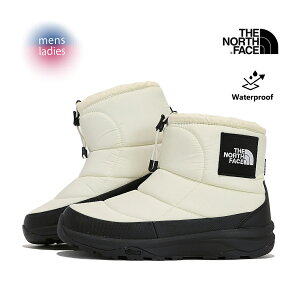 y15܂ł̂őIIzTHE NORTH FACE U m[XtFCX kvV u[c u[eB EH[^[v[t S BOOTS V[g Nuptse Bootie WP Logo Short WHITE ( h g Xm[u[c NF5228