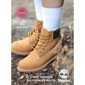 【お買い物マラソン限定クーポン配布中！】ティンバーランド ブーツ レディース Timberland 6-INCH PREMIUM WATERPROOF BOOTS "WHEAT" 6インチ プレミアム ( ベージュ ウィート ウィメンズ 12909-713 )