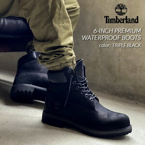 ティンバーランド ブーツ メンズ Timberland 6-INCH PREMIUM WATERPROOF BOOTS "TRIPLE BLACK" 6インチ プレミアム ( 黒 ブラック 10073-001 )