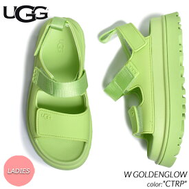 【お買い物マラソン限定クーポン配布中!!】UGG W GOLDENGLOW "CTRP" アグ ウィメンズ ゴールデングロウ サンダル スライド レディース ( 黄緑 グリーン ブラウン 厚底 ストラップ ウィメンズ 1152685 )