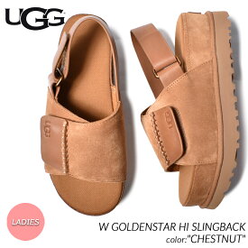 UGG W GOLDENSTAR HI SLINGBACK SANDAL "CHESTNUT" アグ ウィメンズ ゴールデンスター サンダル レディース ( スライド 厚底 ストラップ ベルト ウィメンズ 1152652 )