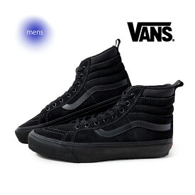【P10倍！】VANS ヴァンズ Mte スケートハイ スニーカー Sk8-Hi Insulated BLACK ( スケハイ ブラック 黒 メンズ バンズ VN000EB4BKA )