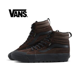 【お買い物マラソン限定クーポン配布中!!】VANS ヴァンズ スケートハイ 防水 MTE SK8-HI WATERPROOF INSULATED ウォータープルーフ スニーカー BROWN/BLACK ( スケハイ ブラウン 茶色 アウトドア メンズ