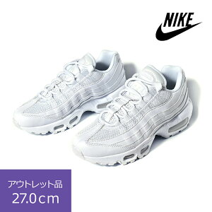 yAAEgbgiz  27.0cm / Ȃ  NIKE W AIR MAX 95 "TRIPLE WHITE" iCL EBY GA}bNX Xj[J[ (  ubN  zCg Y fB[X DH8015-100 )