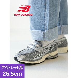 �y��A�����A�E�g���b�g�i�z �� �T�C�Y26.5cm�A�^�O26.0cm / �^�O�̕\�L�Ⴂ ��NEW BALANCE �j���[�o�����X 1906 ���[�t�@�[ �X�j�[�J�[ U1906LAE LOAFER GREY/SILVER ( �V���o�[ �O���[ ���b�V�� �����Y ���f
