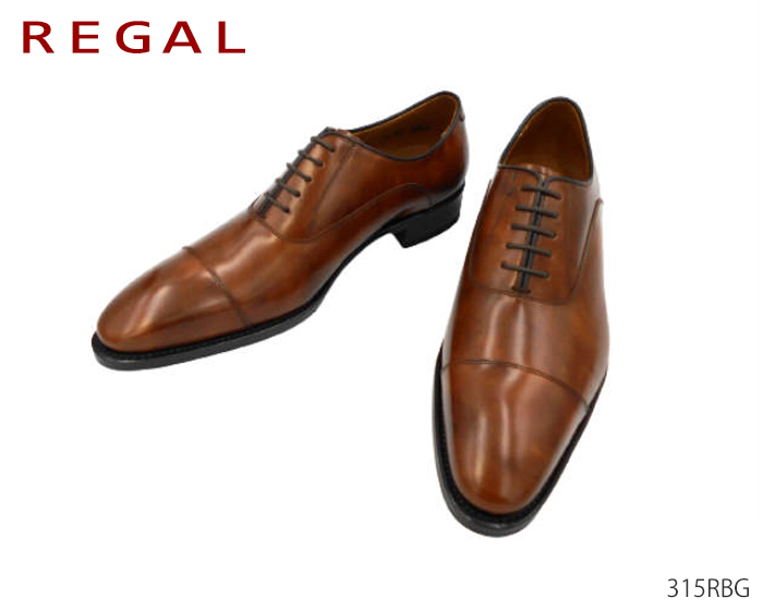 限定数のみ！ REGAL リーガル メンズ 靴 315R BD ストレートチップ ビジネスシューズ 本革 ブラック REGAL 紳士靴 通販 
