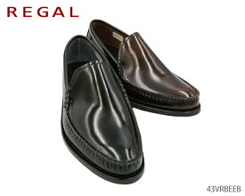【5/25(土)限定！ポイント15倍確定！Wエントリーで】 リーガル REGAL 43VRBEEB 43VR BEEB メンズ ビジネスシューズ モカシン ヴァンプ 靴 正規品 大きいサイズ ビッグサイズ