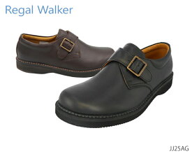 リーガル REGAL リーガルウォーカー JJ25 JJ25AG メンズビジネス　モンクストラップ 型押し加工　ブラック ダークブラウン 靴 正規品