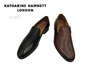 キャサリンハムネット ロンドン 31663 KATHARINE HAMNETT LONDON ラウンドトゥ スリッポン 靴 メンズ