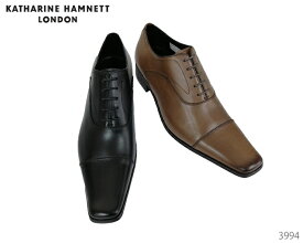 キャサリンハムネット ロンドン KATHARINE HAMNETT LONDON 3994 内羽根式ストレートチップ レースアップ ドレス ビジネスシューズ 靴 メンズ 正規品