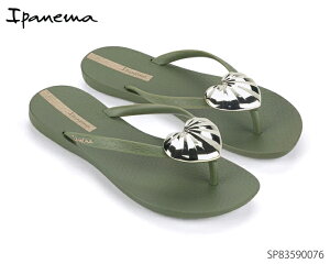 �y�S�i�|�C���g�v���X10�{�I�v�G���g���[�z Ipanema �C�p�l�} MAXI FASHION III SP83590076 �O���[��/�S�[���h ���f�B�[�X �T���_�� �g���O�T���_�� �r�[�`�T���_�� PVC�f��