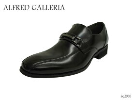 【エントリーで全品ポイントプラス10倍！】 ALFRED GALLERIA アルフレッドギャレリア AG2903 防水 防滑 メンズ ビジネスシューズ ビット ローファー シューズ 靴 グリップソール