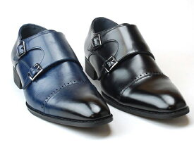 FRANCO GIOVANNI フランコジョバンニ FG2303 メンズ ビジネスシューズ ストレートチップ メダリオン モンクストラップ 靴