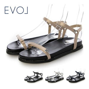 �y�S�i�|�C���g�v���X10�{�I�v�G���g���[�z EVOL �C�[�{�� �y�� �X�g���b�v�X�g�[���t���b�g�T���_�� JA5938 ���f�B�[�X �T���_�� �J�W���A�� �t���b�g �X�g���b�v ���[�h ���f�B �V���v�� �f