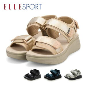 ELLESPORT �G�� �X�|�[�c 2�{�x���g����X�|�[�c�T���_�� ESP12607 ���f�B�[�X �J�W���A�� �T���_�� �X�|�[�c �X�|�T�� ���� �V���[�Y �C ���K�i
