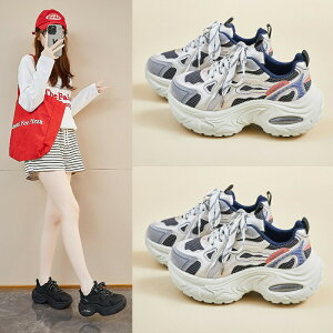 【クーポン利用で最大1000円OFF!】厚底 スニーカー レディース ローカット 厚手 ランニング スポーツ 韓国 ダッドスニーカー 3cm きれいめ 靴 おしゃれ 細身 スニーカーレディース 歩きやすい