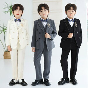 【クーポン利用で最大1000円OFF!】子供 スーツ 6点セット 卒業式 スーツ 男の子 子ども スーツ ピアノ 発表会 フォーマルスーツ 子供 七五三 結婚式 キッズ スーツ 男の子 170 160 大きいサイズ