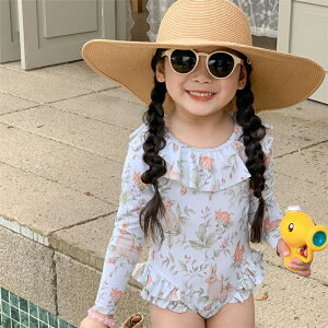 【クーポン利用で最大1000円OFF!】子供 水着 女の子 ワンピース キッズ かわいい 女子 日焼け防止 ins 人気 フィットネス レディース ラッシュガード 140 150 160 中学生水着 みずぎ スイミング ス