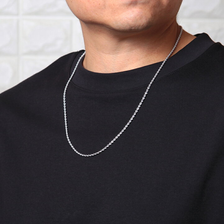 楽天市場】20%OFFクーポン配布中 K18YG ロープチェーンネックレス 60cm 