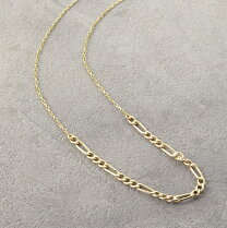 楽天市場】10k フィガロ ネックレス ゴールドの通販 