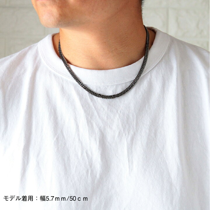 楽天市場 Offクーポン配布中 喜平ネックレス 喜平チェーン 6面ダブル 50cm ステンレス メンズ ネックレス ブラック 黒 チェーン ダブル クレイジーエンジェル 金属アレルギー 対応 Co 1 プレシャスジュエリー楽天市場店