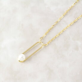 ネックレス k18 18k 18金 イエローゴールド 淡水パール 真珠 日本製 レディース 金属アレルギー ニッケルフリー プレゼント アクセサリー ご褒美 30代 40代 50代 60代 70代【co-1】