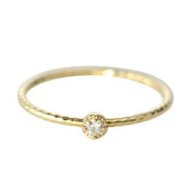 クーポン配布中 リング レディース 指輪 ゴールド ダイヤ 10金 ダイヤモンド 1号 2号 3号 4号 5号 6号 7号 8号 9号 10号 11号 12号 13号 15号 ピンクゴールド 金属アレルギー ニッケルフリー K10 華奢 極細リング おしゃれ かわいい