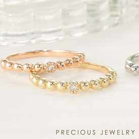 ピンキーリング リング レディース k10 10k 10金 指輪 ダイヤモンド ゴールド イエローゴールド ピンクゴールド ホワイトゴールド 一粒ダイヤ ダイヤ シンプル 1号〜11号