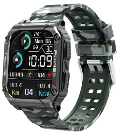 （あす楽）　SMART R スマートウォッチ　NX-13 ブラック・カモフラ－ジュ　腕時計　ユニセックス smart watch　 メンズ　レディース