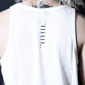 【minority】SolidLongTanktopタンクトップメンズロックタンクトップV系ファッション夏ヴィジュアル系ファッションノースリーブモード系メンズタンクトップレイヤードカットオフロングタンク重ね着インナーブランドパンクファッション個性的