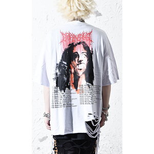 楽天市場 V系 メンズ Tシャツ ヴィジュアル系 ファッション 半袖tシャツ V系 ファッション 夏 ロック ファッション Tシャツ メタルバンド Tシャツ ダメージ パンク ロック 派手な 服 個性的 ロックtシャツ ビジュアル系 派手 ハードロック Tシャツ 大きいサイズ 衣装 Oz