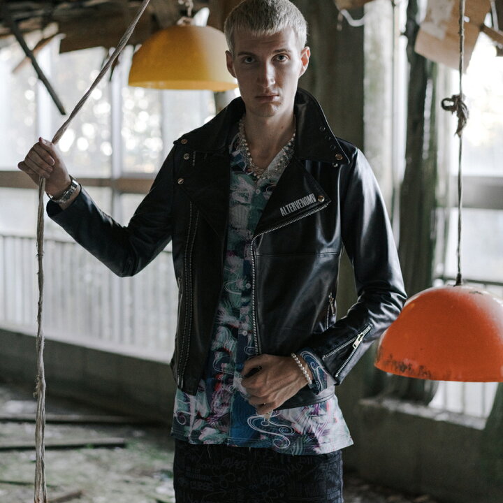 楽天市場】ライダースジャケット レザー ラムレザー ダブル ダブル  