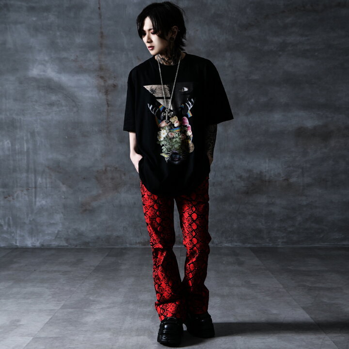 楽天市場】V系 スキニー パンツ フレアパンツ ヴィジュアル系  