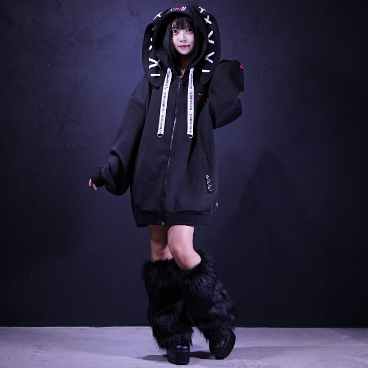 楽天市場】うさ耳フードベルトショートジャージパーカー／ノエミー（NOEMIE） : 丸井（マルイ）楽天市場店 ノエミー うさ耳ジャージパーカー Mサイズ 地雷系