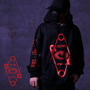 V系 パーカー スウェットパーカー プルオーバーパーカー メンズ レディース プルパーカー オーバーサイズ 大きいサイズ 派手 個性的 原宿系 ヴィジュアル系 ストリート系 ファッション プリントパーカー パンク ロック オシャレ オルターベノム ALTER VENOMV【送料無料】