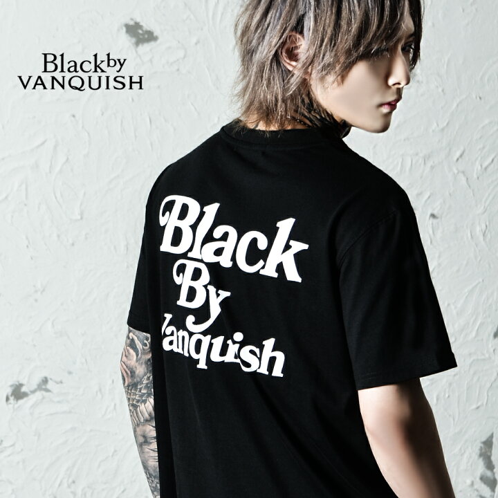 楽天市場 Tシャツ メンズ V系 ファッション ヴィジュアル系 ブランド パンク ロック ファッション 黒 ブラック バックプリント カットソー オシャレ 黒 クルーネック モード系 ホスト 原宿系 ブラックバイヴァンキッシュ Black By Vanquish Ozオズ