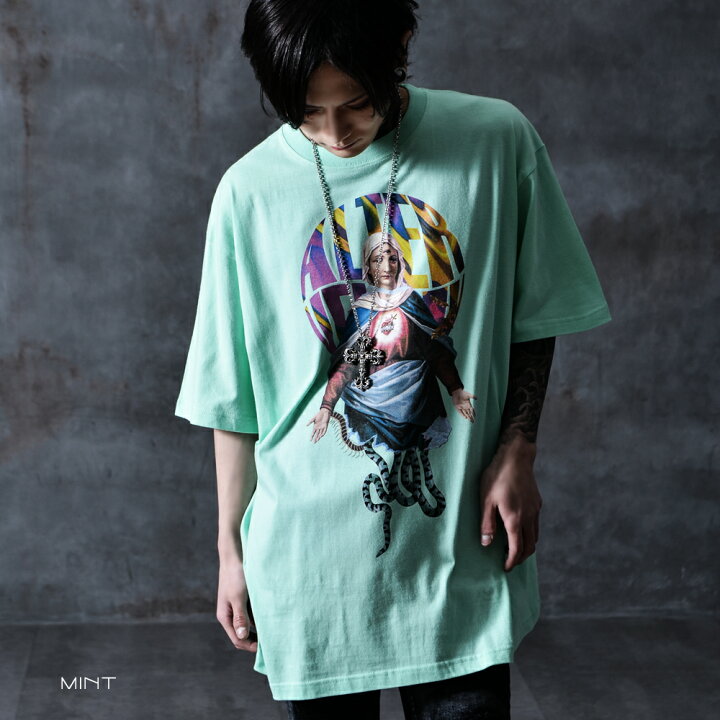 楽天市場 Tシャツ メンズ カットソー V系 ヴィジュアル系 ファッション 大きいサイズ 半袖tシャツ ストリート系 ブランド オーバーサイズ レディース サイバーパンク サイバー ファッション 服 個性的 派手 パンク ロック オシャレ 原宿系 オルターベノム Alter Venomv
