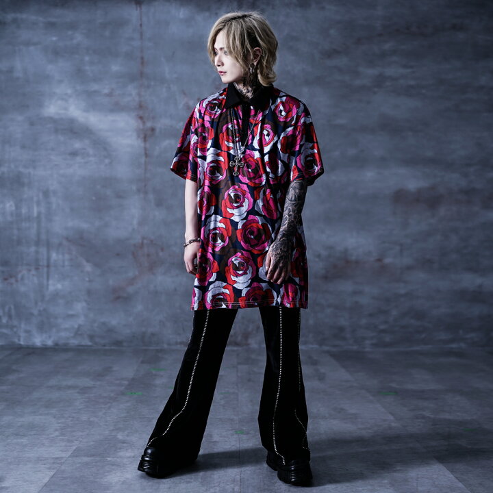 楽天市場 V系 ファッション メンズ ヴィジュアル系 ポロシャツ シャツ ロング丈 半袖 ブランド オーバーサイズ レディース サイバーパンク サイバー ファッション 服 個性的 派手 花柄 薔薇 バラ パンク ピンク ロック オシャレ 地雷系 病みかわ 原宿系 オルターベノム 楽天市場 V系 ファッション メンズ ヴィジュアル系 ポロシャツ シャツ ロング丈 半袖 ブランド オーバーサイズ レディース サイバーパンク サイバー ファッション 服 個性的 派手 花柄 薔薇 バラ パンク ピンク ロック オシャレ 地雷系 病みかわ 原宿系 オルターベノム