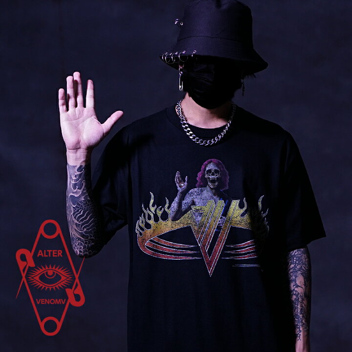 楽天市場】V系 Tシャツ メンズ レディース 半袖 カットソー 原宿系 闇 