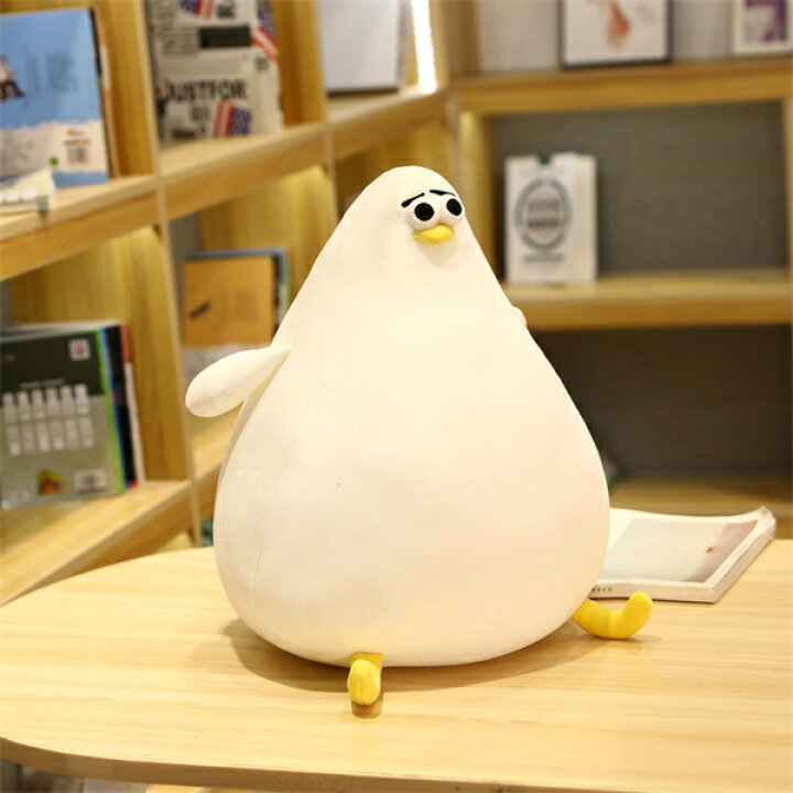 楽天市場】もっちりクッション カモメぬいぐるみ クッション 