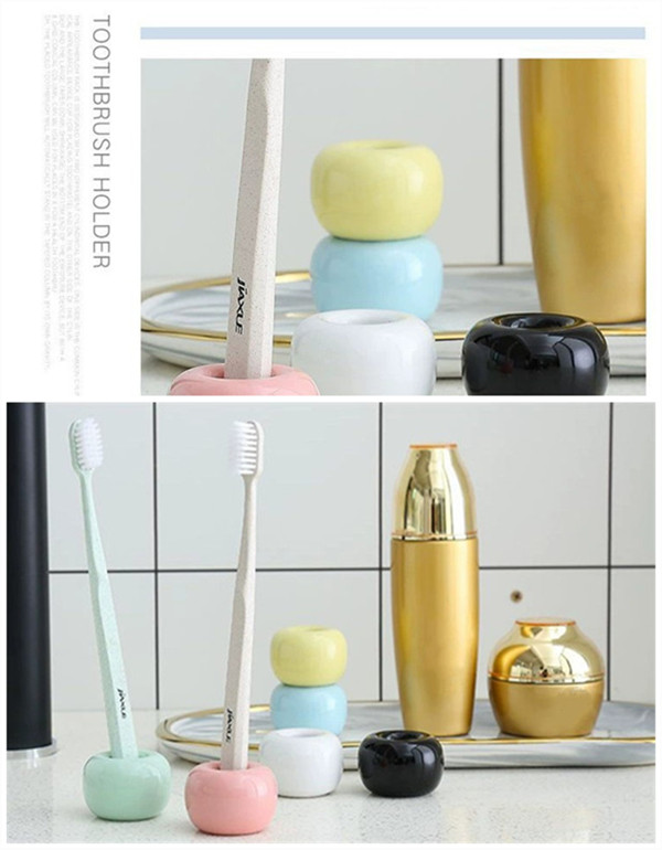 楽天市場】歯ブラシスタンド 歯ブラシ立て 可愛い 2個セット ミニ 陶器