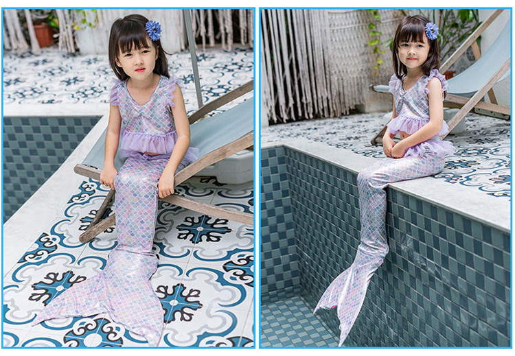 キッズ 水着 女の子 人魚姫 ドレス 110 プリンセス 子供 マーメイド水着 通販