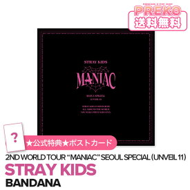★送料無料★【公式特典付/即納】【 BANDANA / バンダナ 】 Stray Kids 2ND WORLD TOUR IN SEOUL MANIAC Seoul Special (UNVEIL 11) 公式グッズ straykids ストレイキッズ スキズ 公式