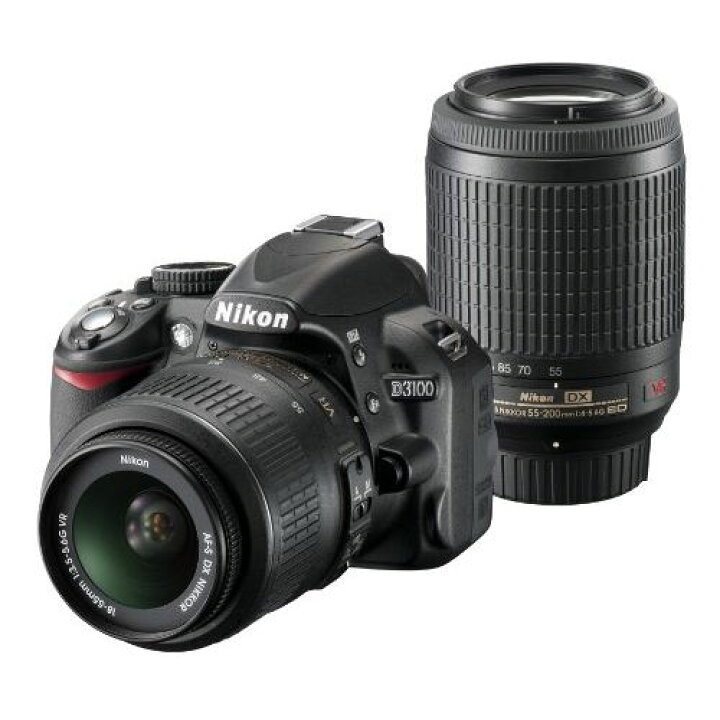 楽天市場】【中古】【1年保証】【美品】Nikon D3100 18-55mm 55-200mm 